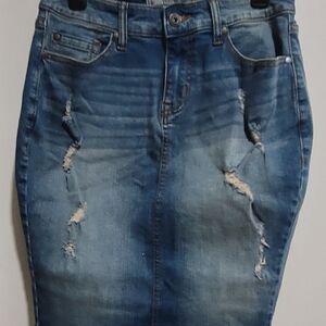 Torrid Blue Denim Skirt